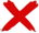 Red X icon